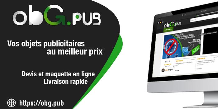 OBG PUB votre fournisseur d'objets publicitaires